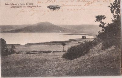 Cartolina Fotografica Lago di Vico
