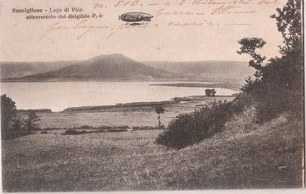 Cartolina fotografica Lago di Vico