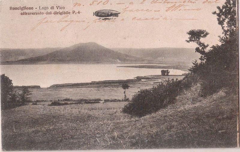 Cartolina Fotografica Lago di Vico
