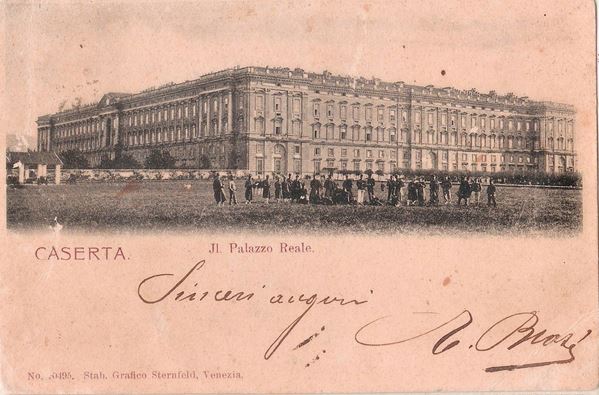 Caserta photographic postcard