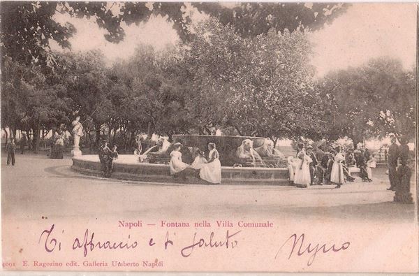 Naples photographic postcard