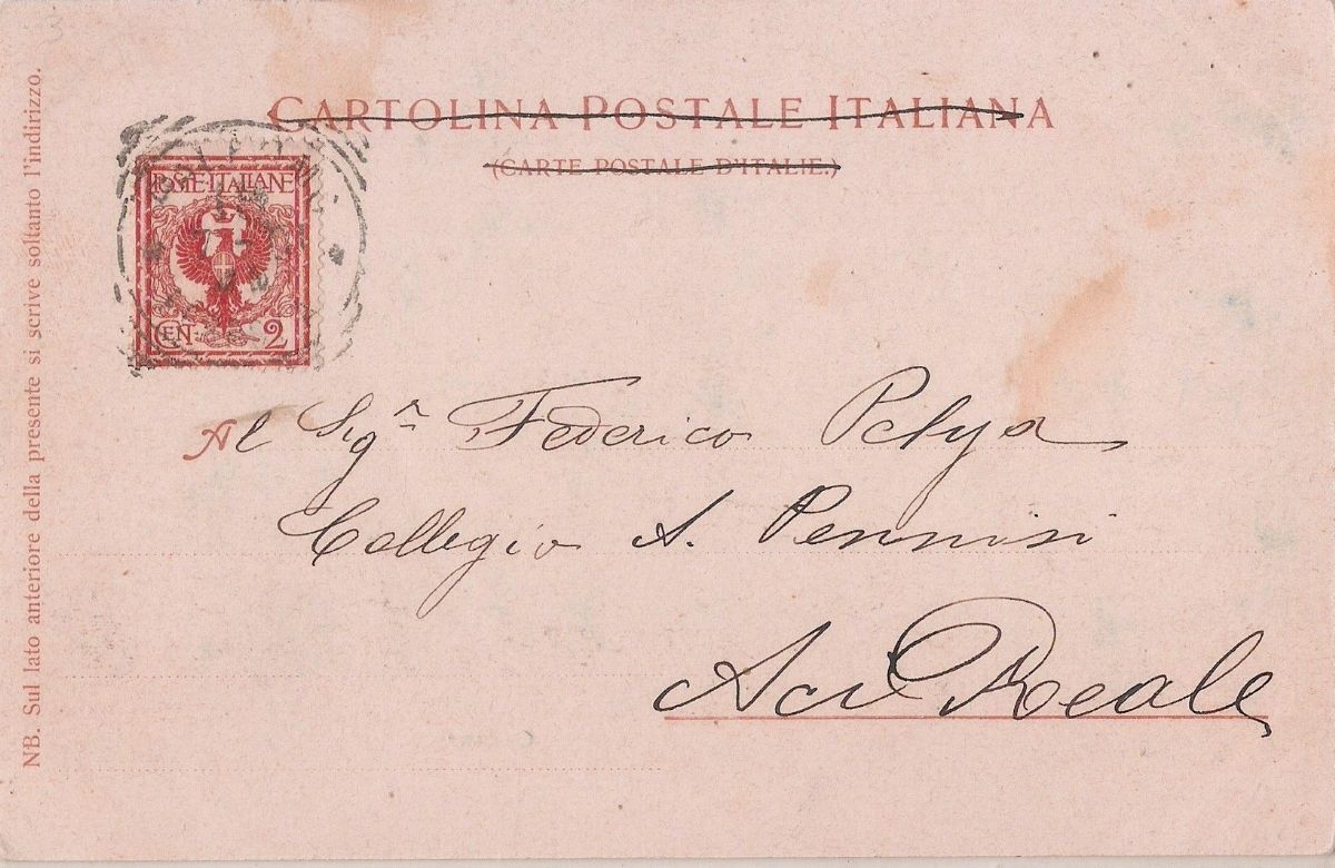 Cartolina di Costumi Tipici di Napoli