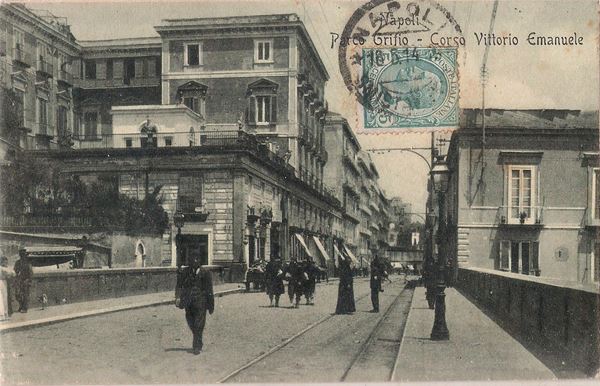 Naples photographic postcard