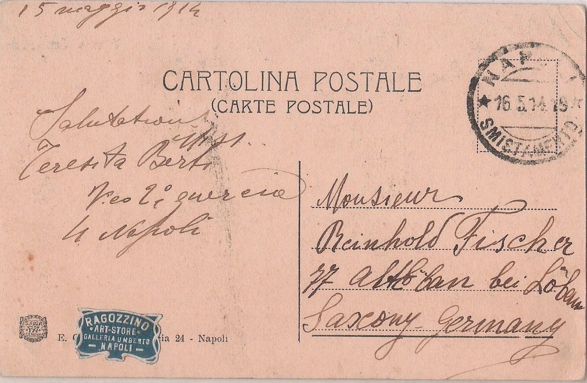 Cartolina Fotografica Napoli