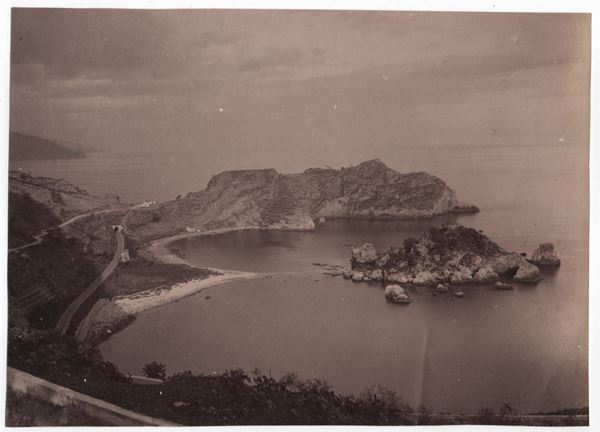 Wilhelm Von Gloeden - View of Isola Bella