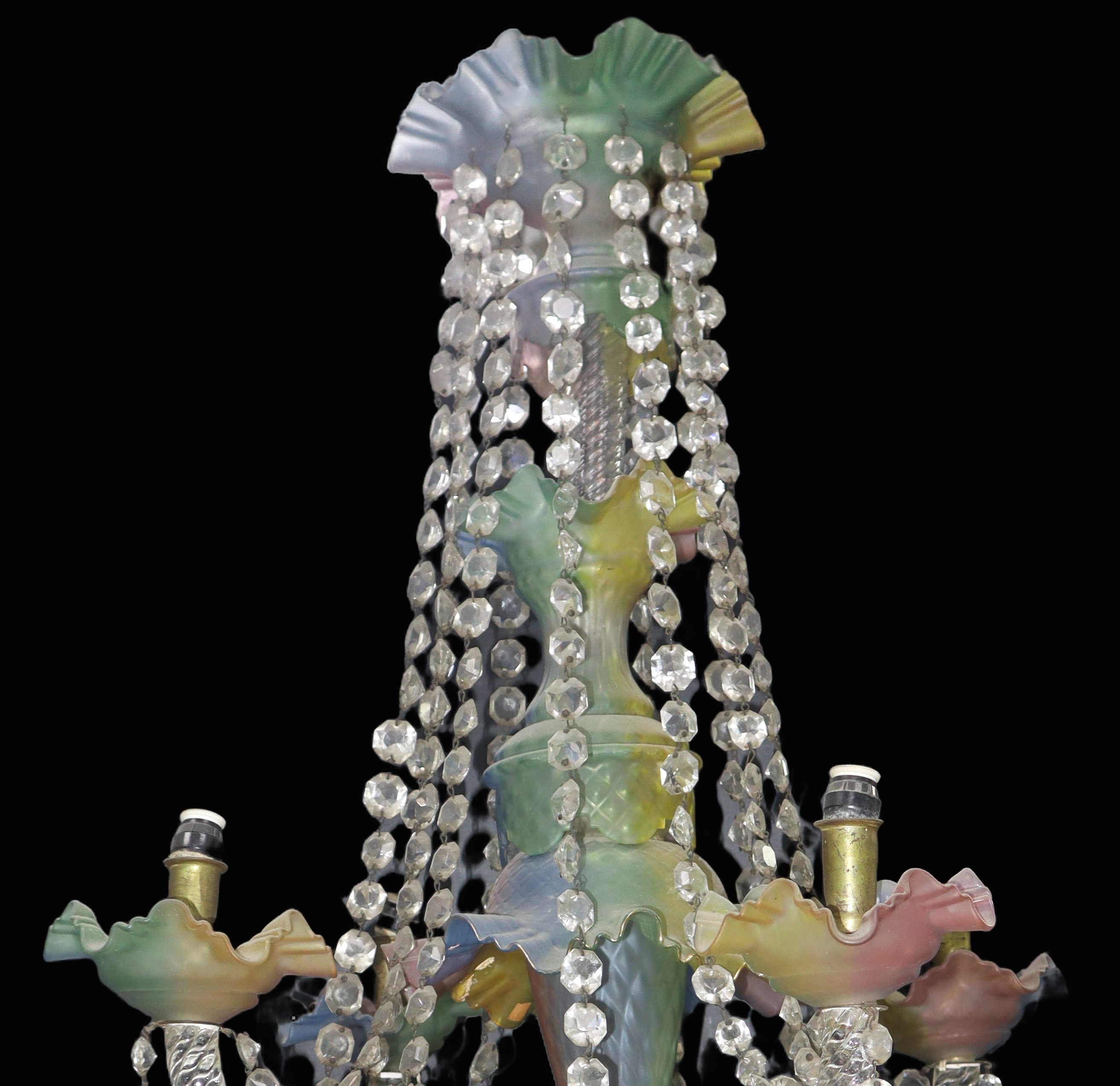 Elegante lampadario in cristallo Baccarat