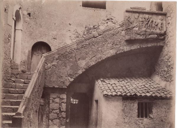 Wilhelm Von Gloeden - Interno di cortile