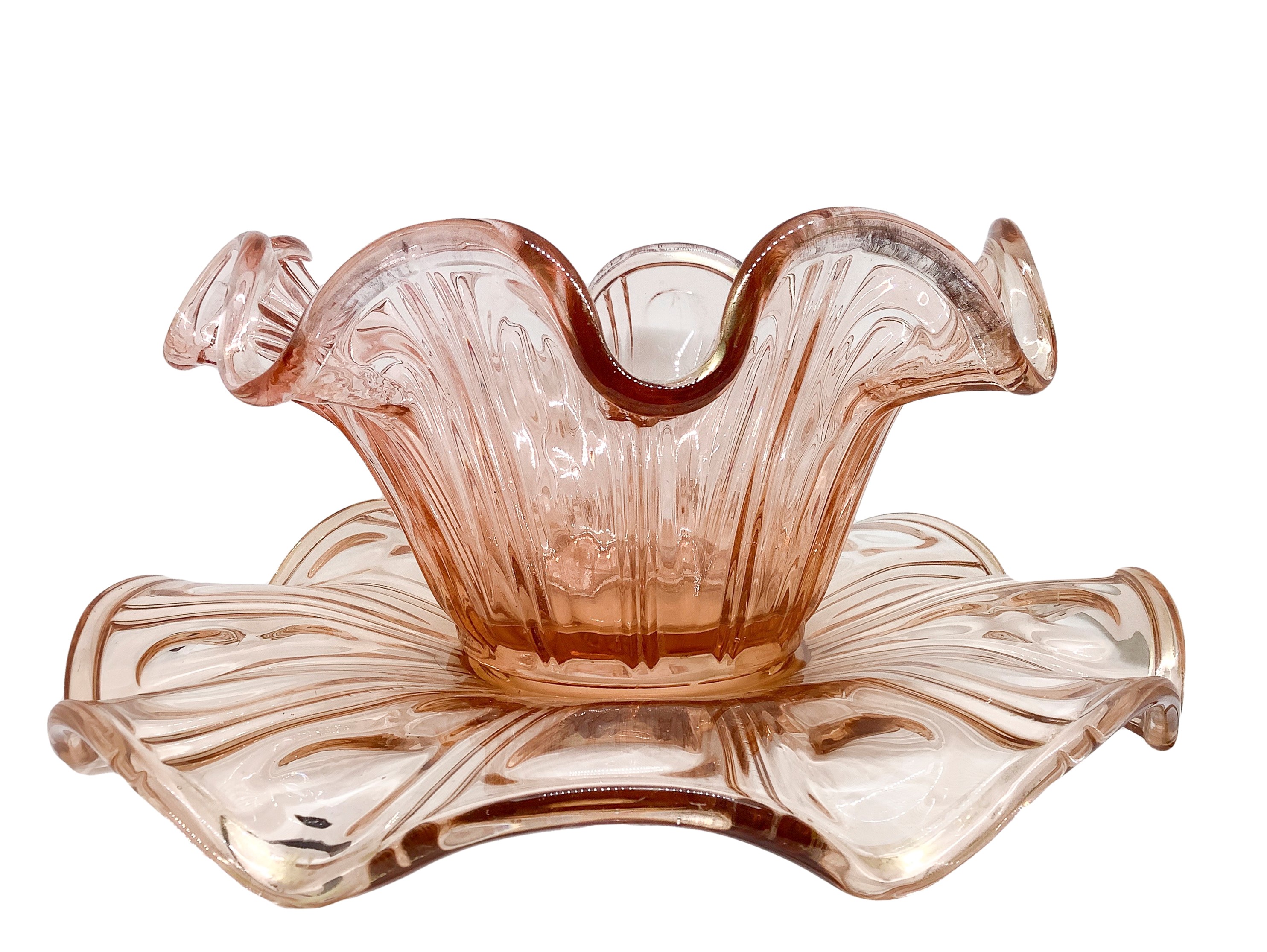 Centrotavola formato da piatto più alzata