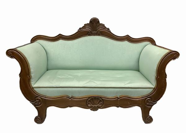 Louis Philippe sofa in mahogany wood