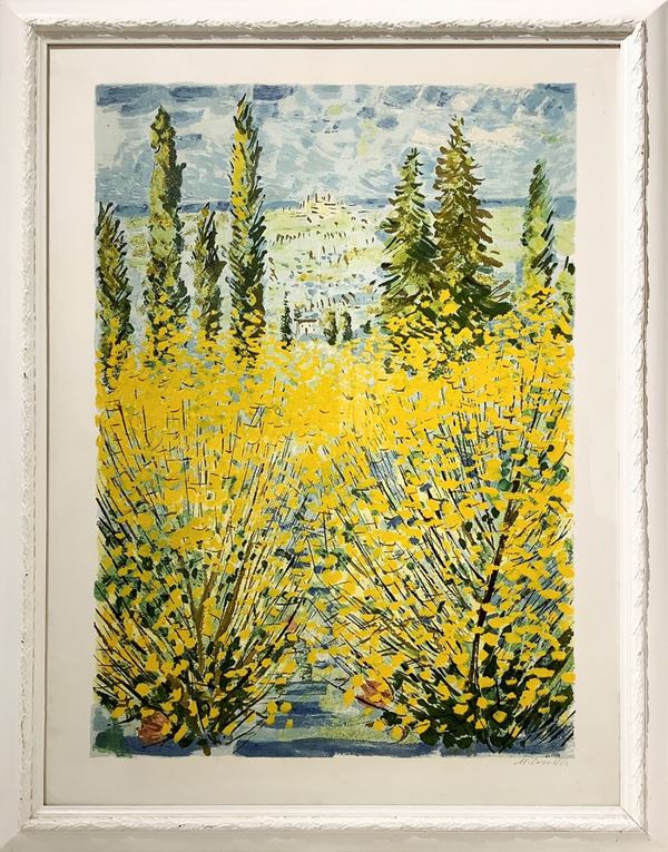 Michele Cascella - brooms