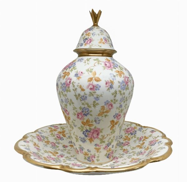 Poutiche with underplate in Lindner Bavaria porcelain