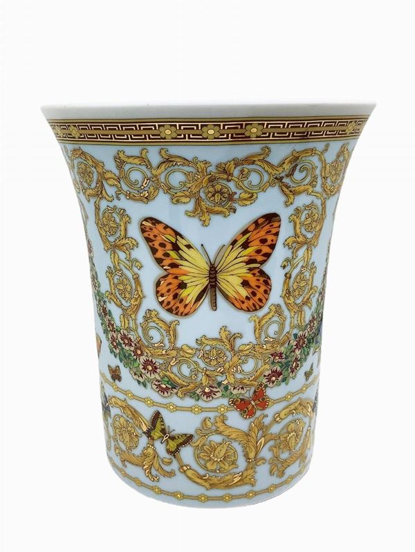 Versace  per Rosenthal - Vaso in porcellana ''Le jardin de Versace''