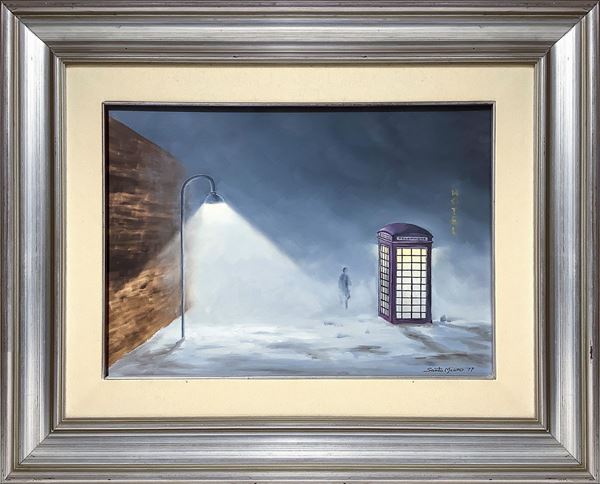 Santo Miano - Telephone box in the fog