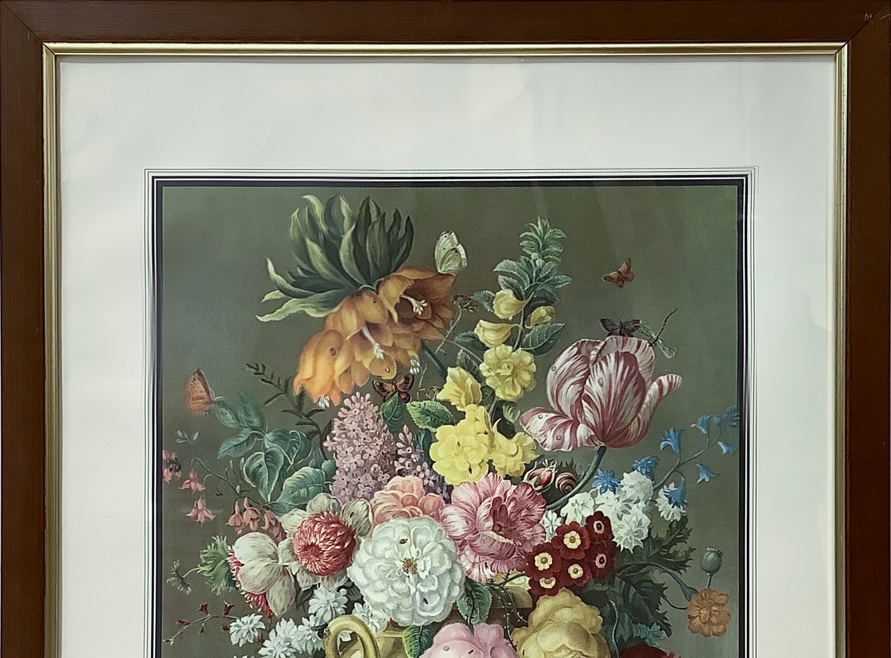 Joseph Nigg - Coppia di nature morte di fiori in vaso