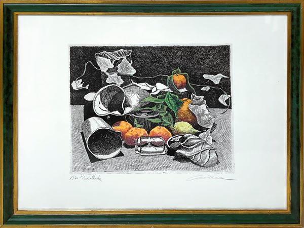 Still life of citrus fruits