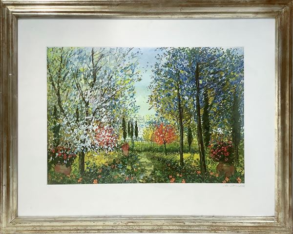 Michele Cascella - Alberi in fiore