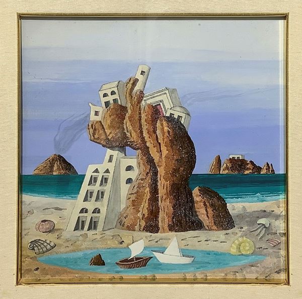 Fabio Aphel - Paesaggio con costruzioni