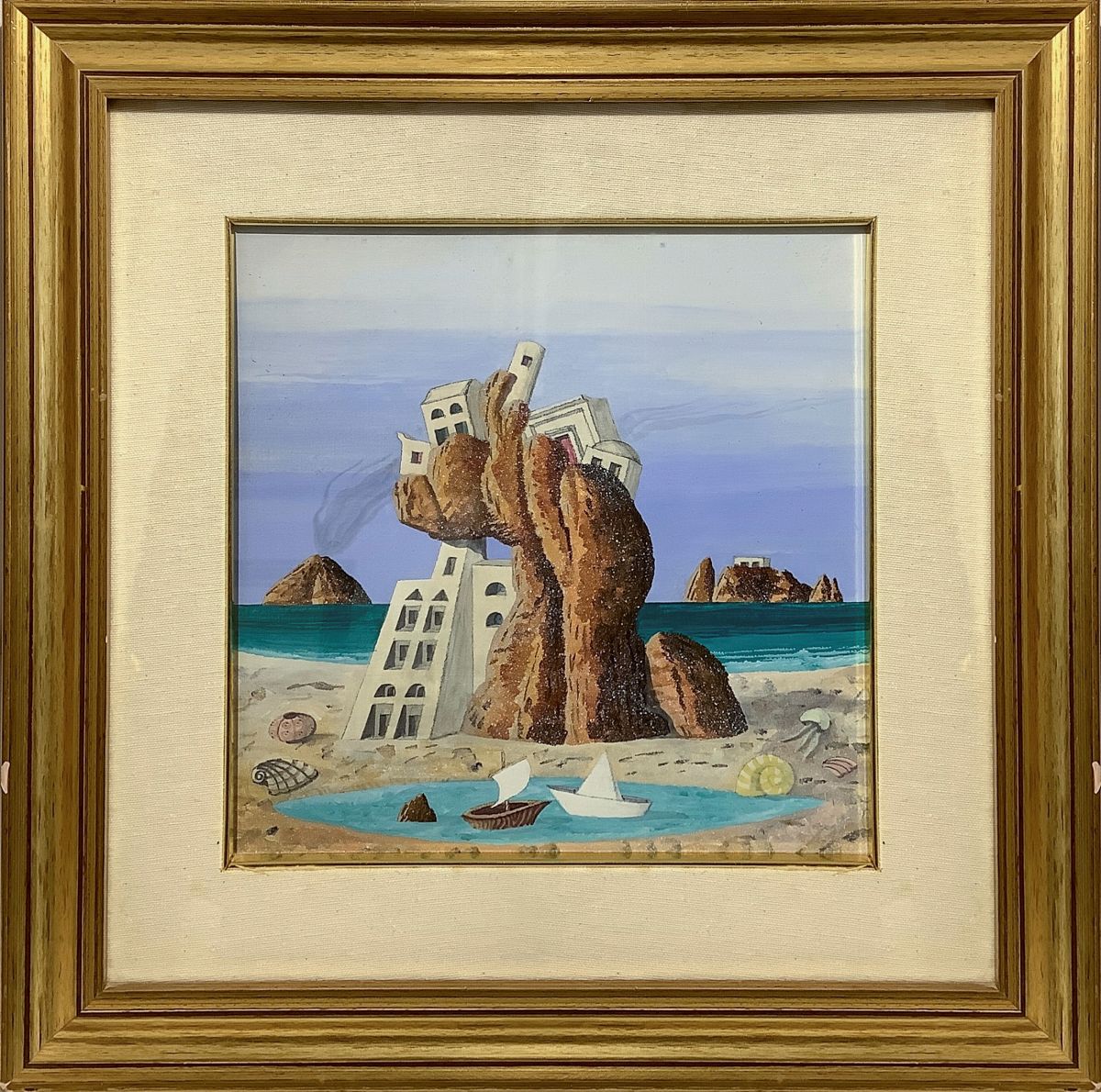 Paesaggio con costruzioni