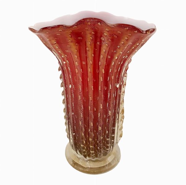 Murano glass vase