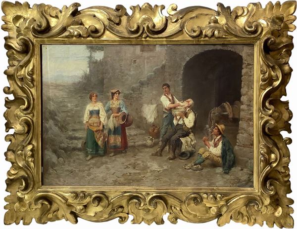 Jos&#233; Benlliure y Gil - Popular genre scene
