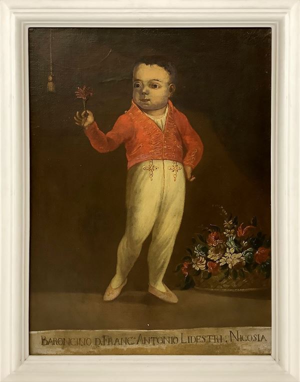 Portrait of baroncino Li Destri of Nicosia