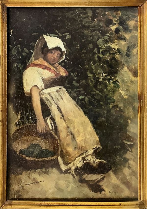 Michele Cammarano - Peasant woman