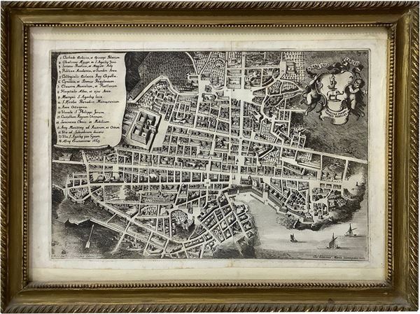 Planimetria della città di Catania