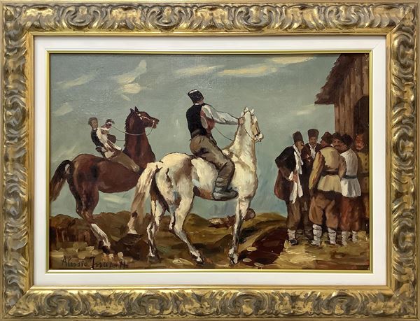 Alessio Issupoff - Character on horseback
