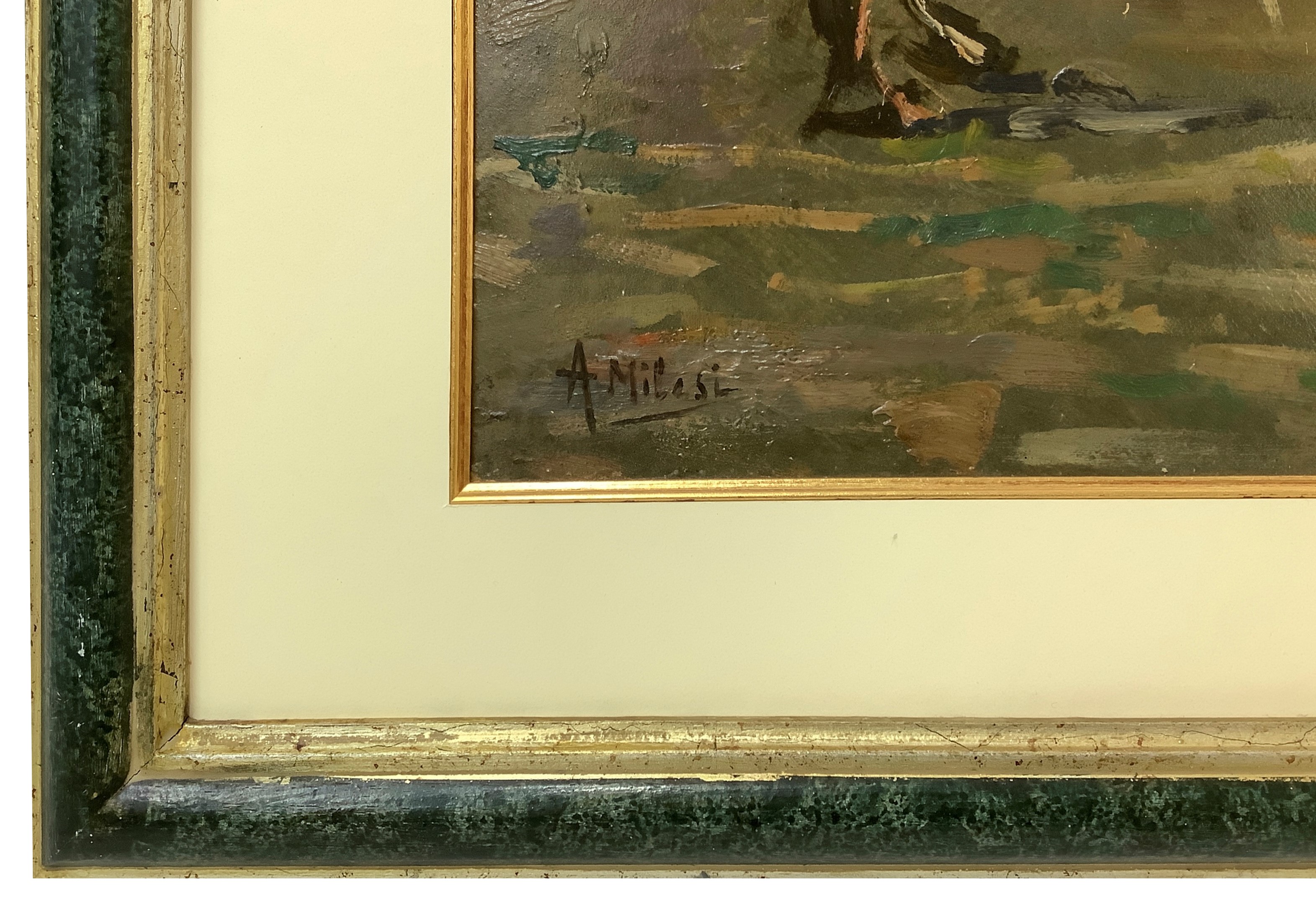 Alessandro Milesi - Cavallo con Personaggi