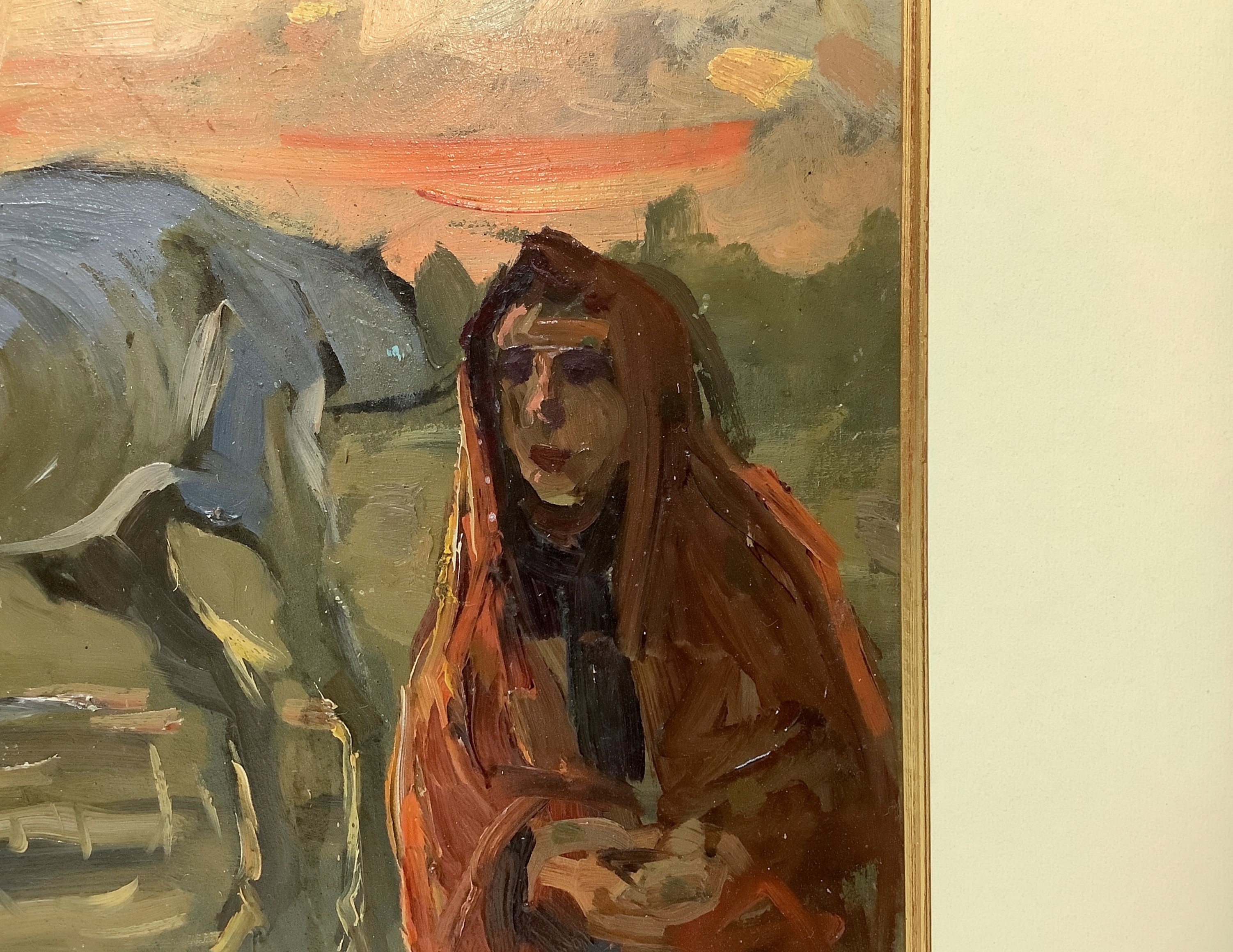 Alessandro Milesi - Cavallo con Personaggi