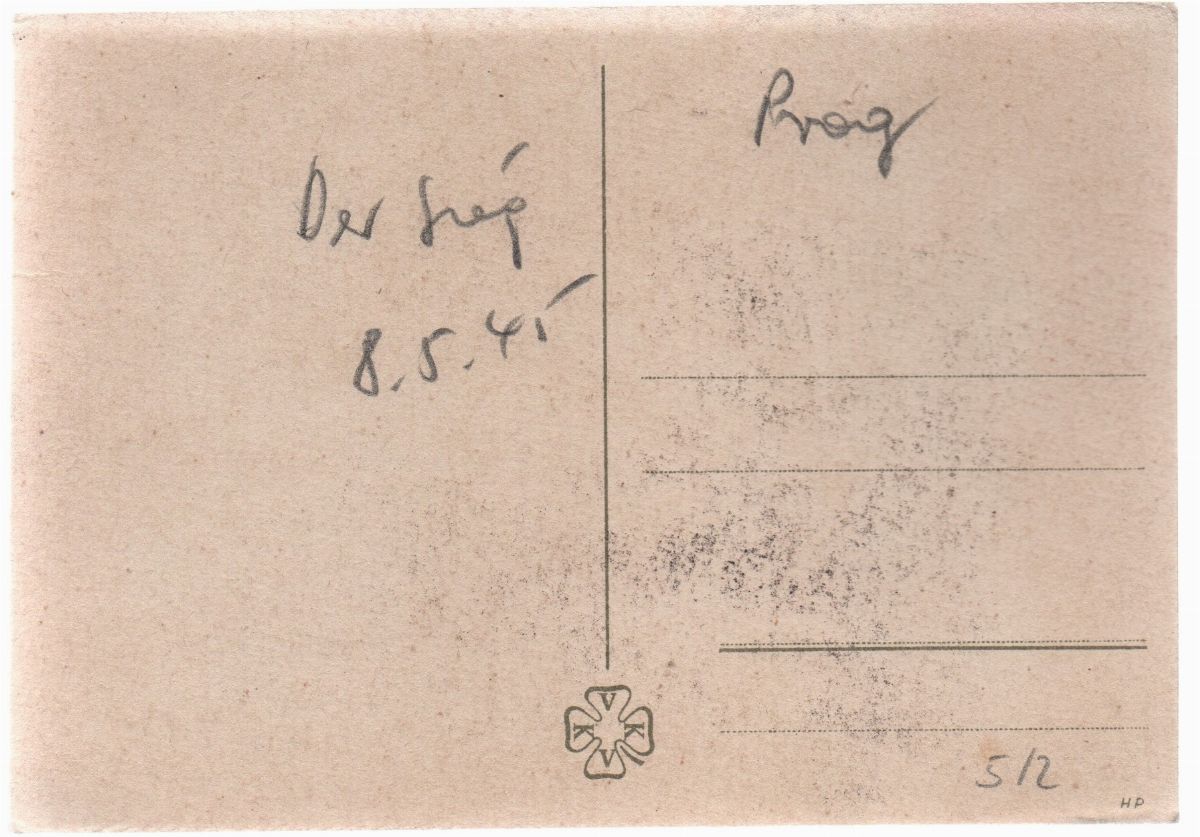 Cartolina Originale Liberazione di Praga dal Nazismo - 9 Maggio 1945
