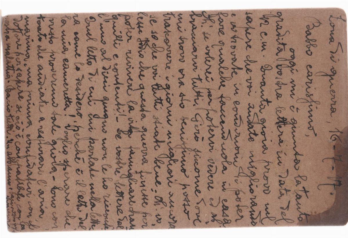 Cartolina Originale in Franchigia Regio Esercito Italiano