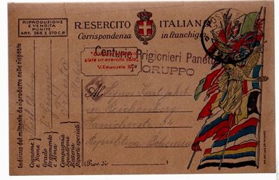 Cartolina Originale in Franchigia Regio Esercito Italiano