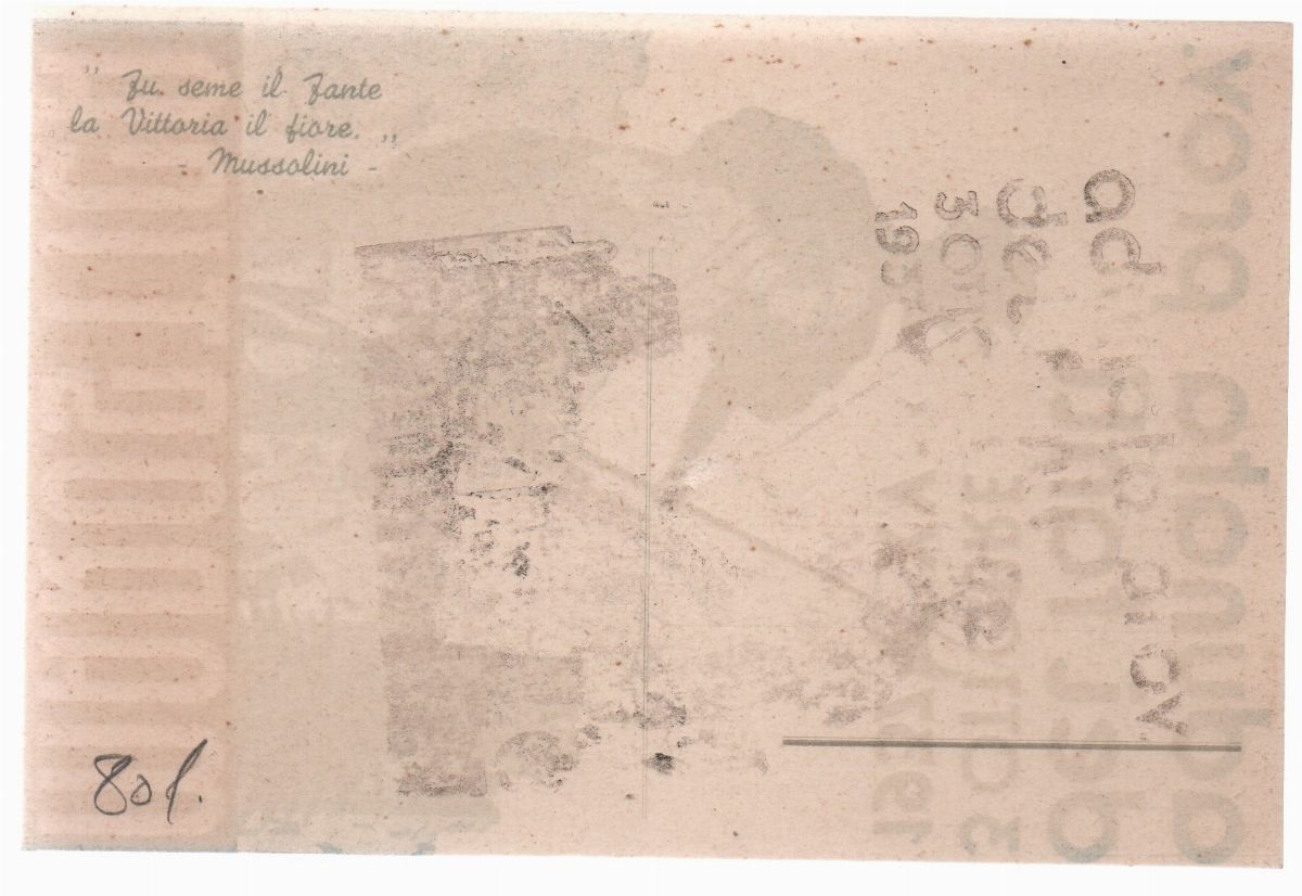 Rara Cartolina Originale Adunata Prov. dei Fanti 3 Ottobre 1937- Marostica