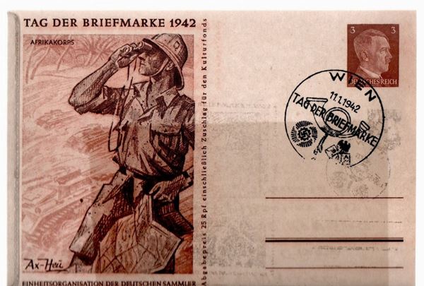 Cartolina originale Afrika Corps