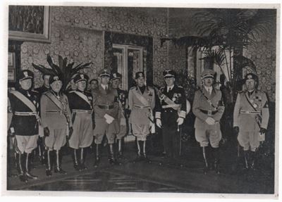 Cartolina Fotografica Originale Visita di Stato del Fuhrer a Roma