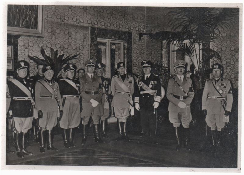 Cartolina Fotografica Originale Visita di Stato del Fuhrer a Roma
