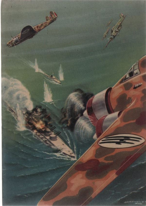 Rara cartolina originale Arma Aeronautica
