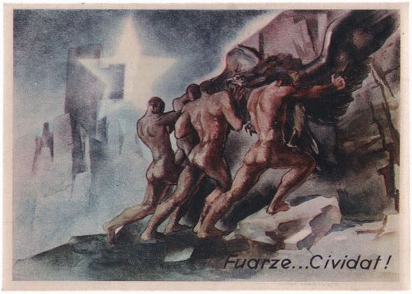 Original Fuarze Cividat postcard!