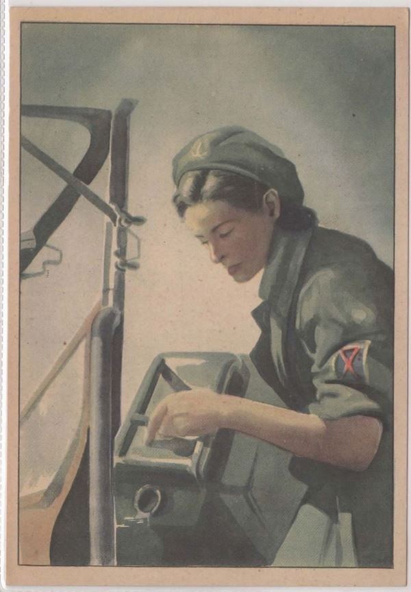 Cartolina originale ufficio stampa e propaganda