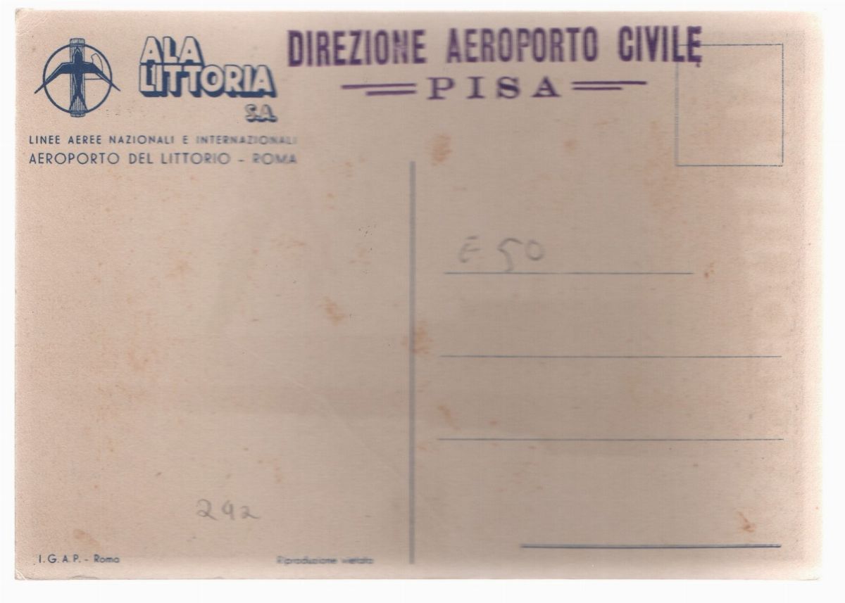 Cartolina originale rara Futurismo