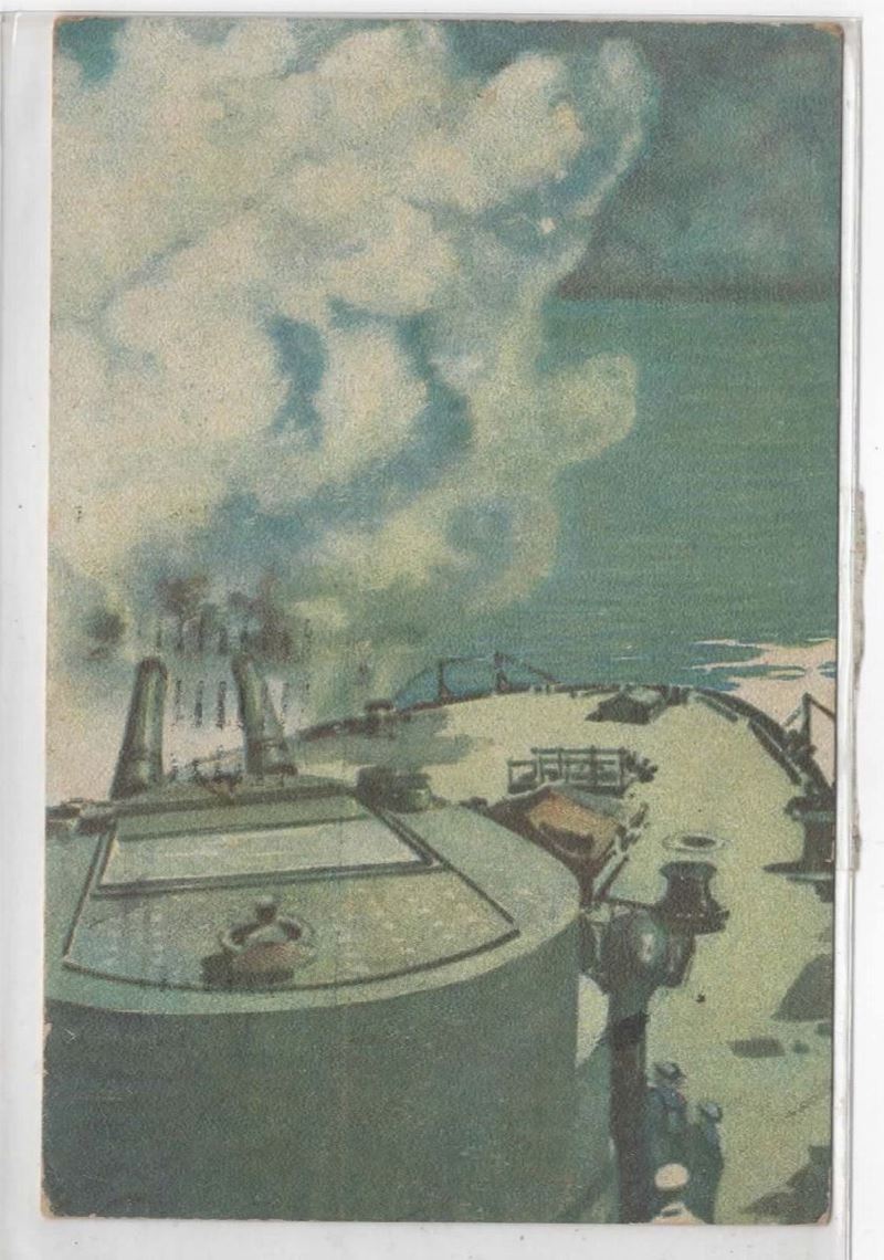 Rara cartolina pubblicitaria della ditta "Pirelli & C - Milano