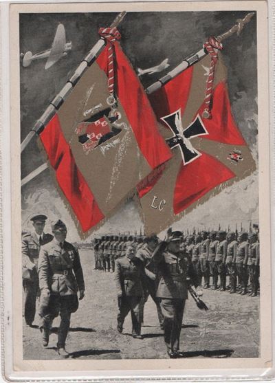 Cartolina Originale Propaganda Terzo Reich Wehrmacht - Legion Condor