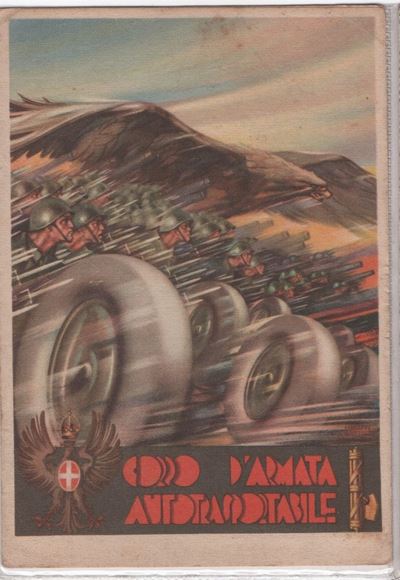 Cartolina Originale Corpo D'armata Autotrasportabile - Conquista della Dalmazia 1941
