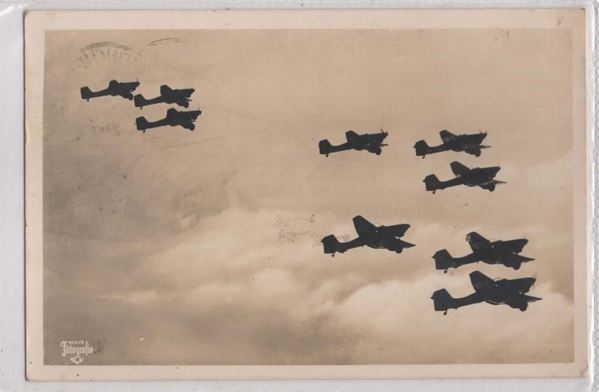 Original photographic postcard series -Unsere Luftwaffe- "Our Air Force"