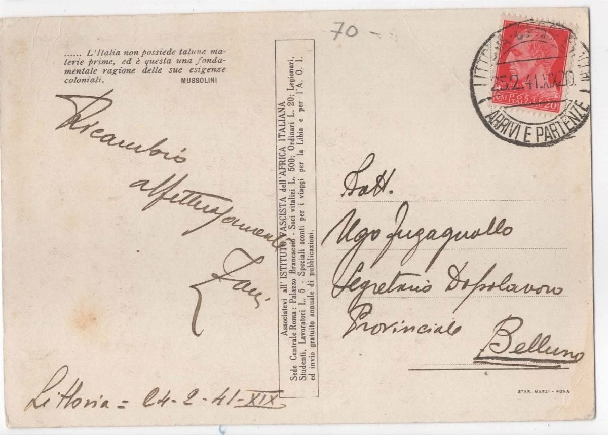Cartolina Originale Propaganda Tedesca del Governo Generale