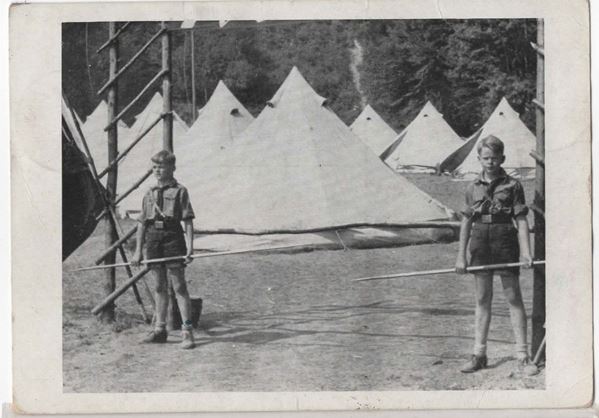 Cartolina fotografica di propaganda opera nazionale Balilla