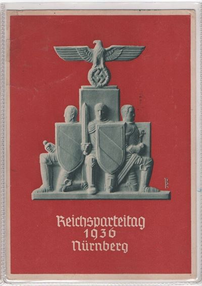 Cartolina Originale Tedesca di Festa - Reichsparteitag 1936- Norimberga