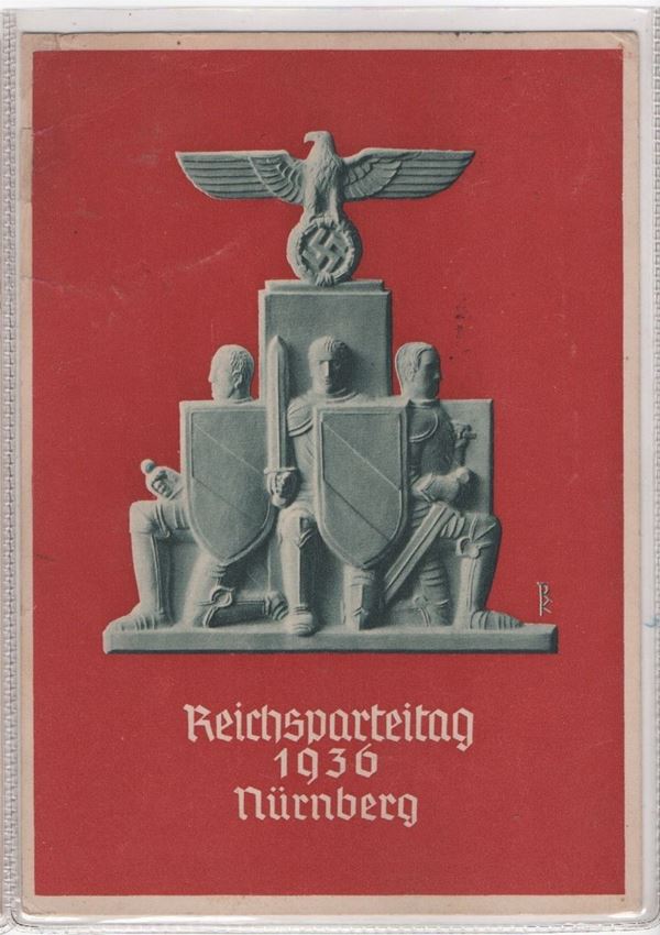 Original German holiday postcard - Reichsparteitag 1936- Nuremberg