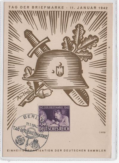 Cartolina Originale Giornata del Francobollo 11.01.1942